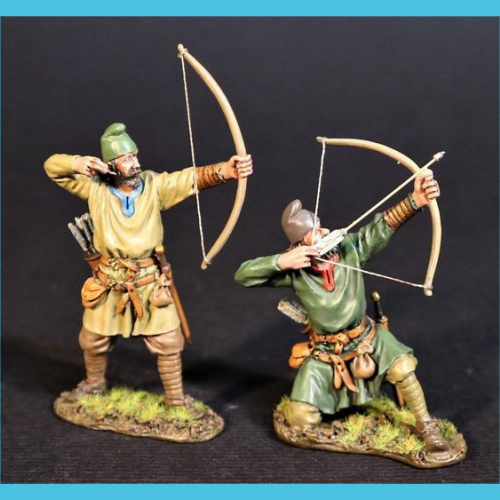 SX-67A  Set de 2 archers saxons.